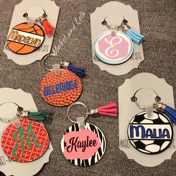 Custom KEYCHAIN | Personalized Gift | Monogrammed Key Chain | New Driver - Picture 3 of 4